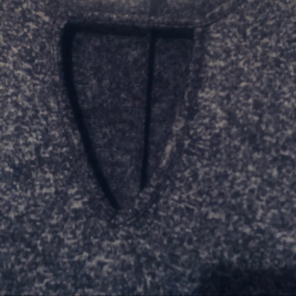 TRY!THIS | Charcoal V-Cut Neck Tunic Dress | 1X - Picture 3 of 9